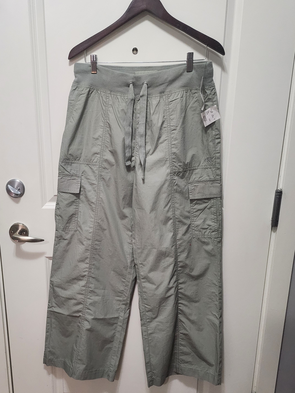Calvin Klein Jeans NWT Womens Wide Leg Pants - Sage Green